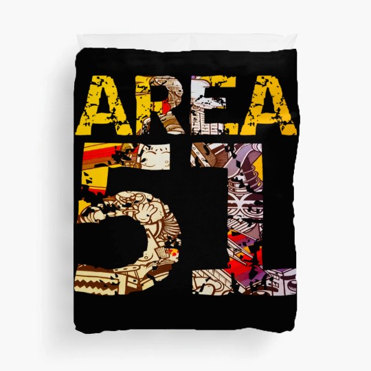 Area 51 UFO Design Duvet Covers