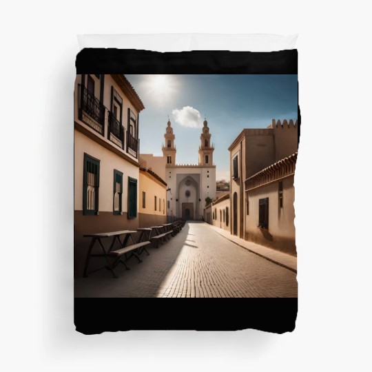 Fantasy pictures ,town Morocco ,city casablanca Duvet Covers