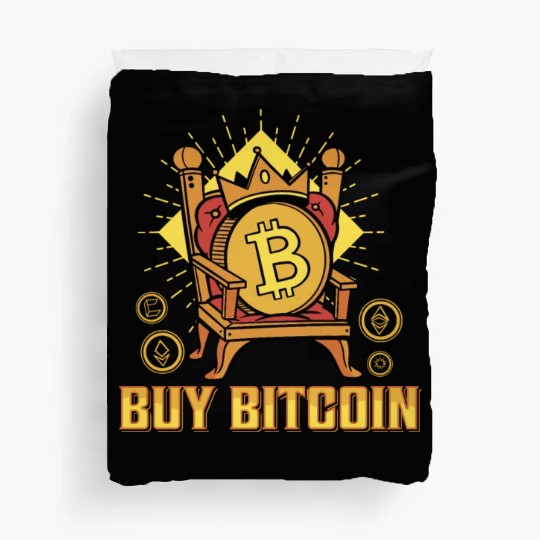 Buy Bitcoin funny Duvet Covers