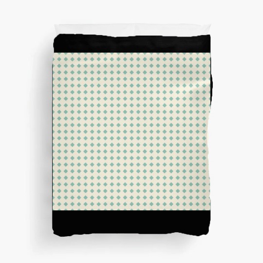 Teal Squares Pattern Duvet Covers