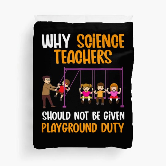 Funny Science Teacher Cool Physics Chemistry Duvet Covers