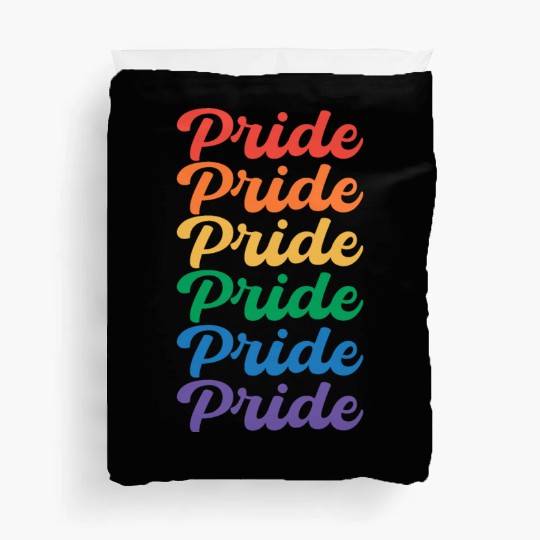 Rainbow Pride Month LGBT Ally Duvet Covers