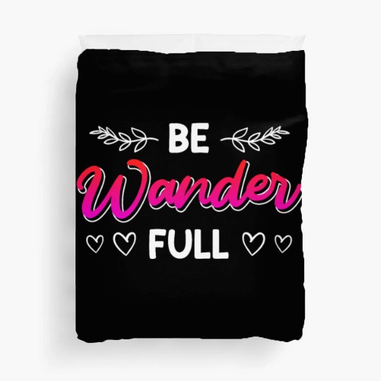 Wanderfull Mountain fan Wanderlust Hiker Summit Duvet Covers