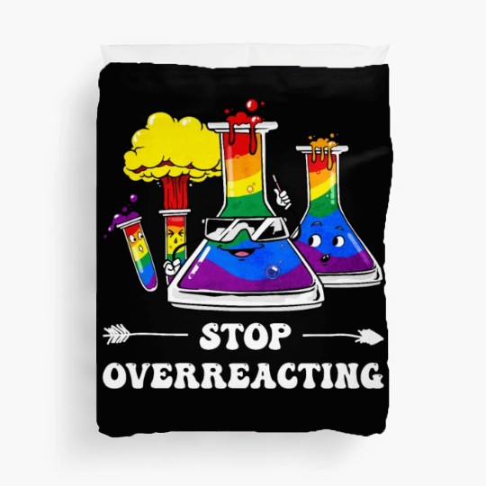 Gay Pride Rainbow Flag Science Teacher Duvet Covers