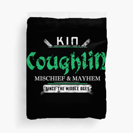 Kin Coughlin Mischief And Mayhem Since The Middle Duvet Covers