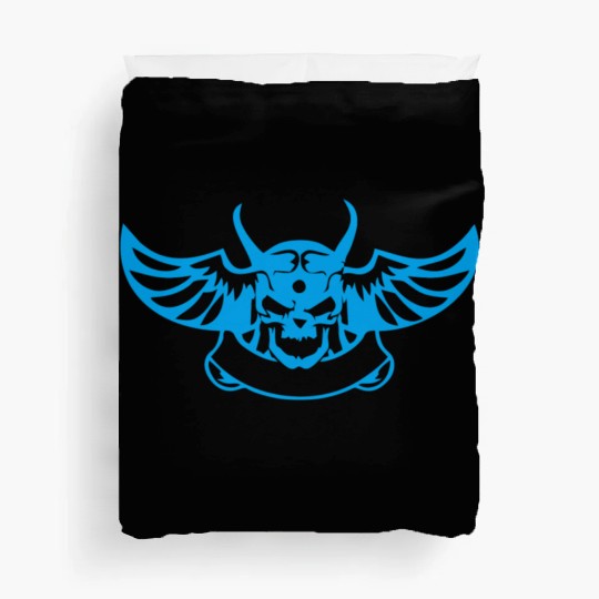 angry bird skull Duvet Covers