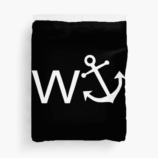 W Anchor Wanker Jerk Slang Duvet Covers