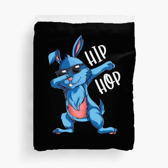 Hip Hop Dabbing Bunny Easter Day Duvet Covers