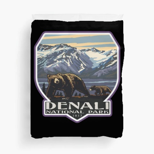 Denali national park Duvet Covers
