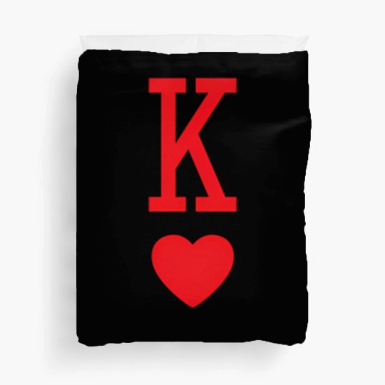 King Of Hearts Saint Valentine'S Day Duvet Covers