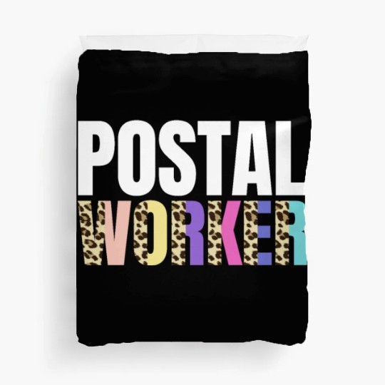 Postal Worker Leopard Design Duvet Covers