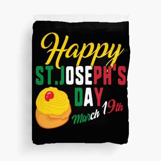 Happy St Josephs Day Jesus Catholic Religious Marc Duvet Covers