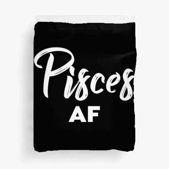 Pisces Af Pisces Astrology Zodiac Sign Pisces Duvet Covers