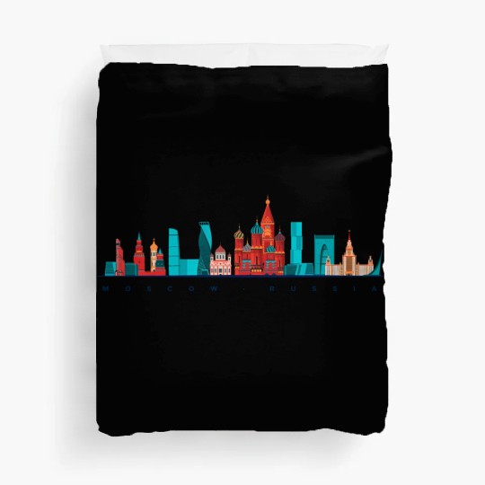 Moscow Skyline Russia Red Square Russian Duvet Covers