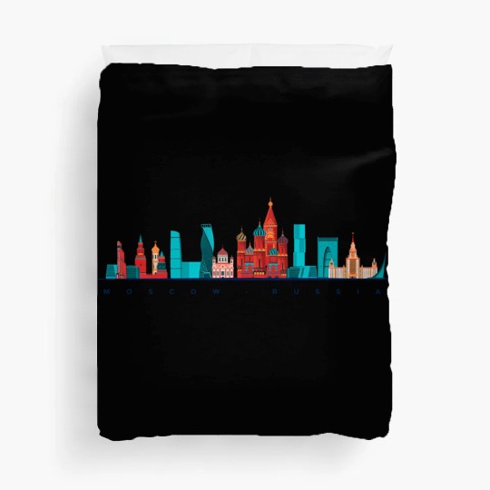 Moscow Skyline Russia Red Square Russian Duvet Covers