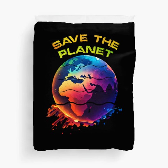 Save the Planet Nature Environment Earth Duvet Covers