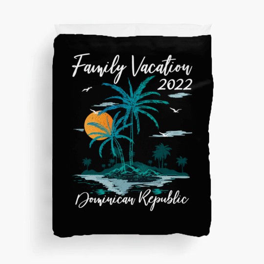 Sunset Family Vacation 2022 Dominican Republic Bea Duvet Covers