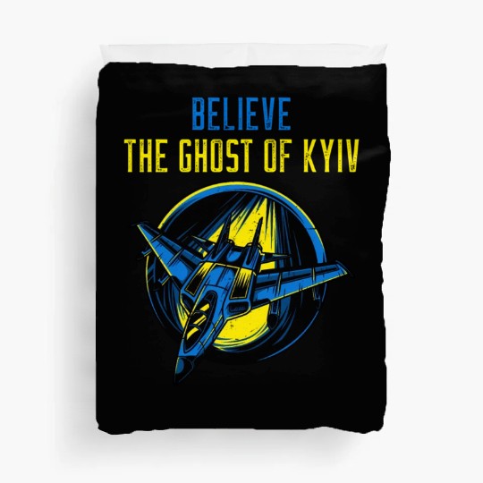The Ghost Of Kyiv Believe Ukraine I Stand With Ukr Duvet Covers