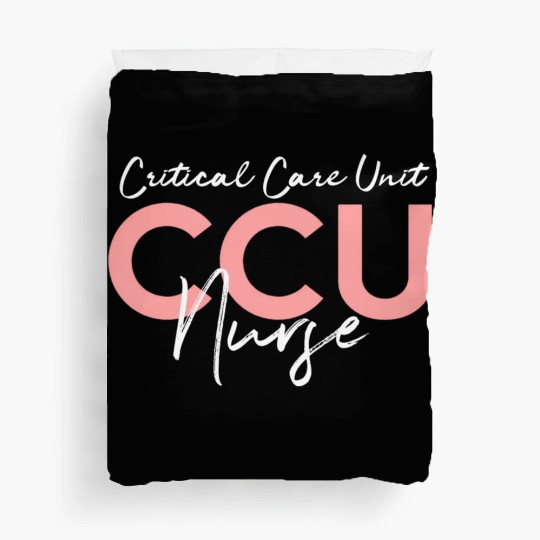 Critical Care Unity Ccu Nurse Emergency Room Nurse Duvet Covers