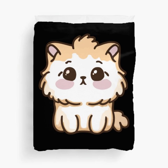 cute kawaii cat valentine gift 1 Duvet Covers