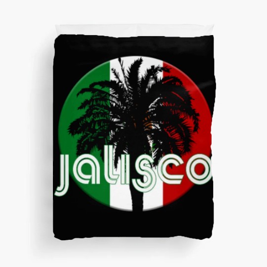 Jalisco Mexico Flag Native Palm Tree Mexican Duvet Covers