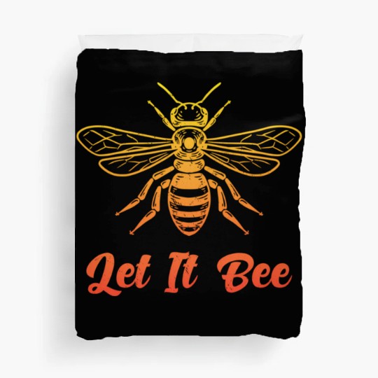 Beekepeer Let It Bee Beekepping Bumblebee Nature Duvet Covers