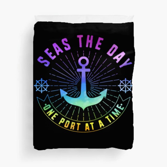 Cruise Seas The Day Family Vacation Duvet Covers