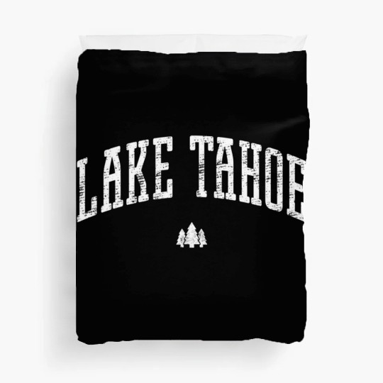 Lake Tahoe Tree Icon Duvet Covers