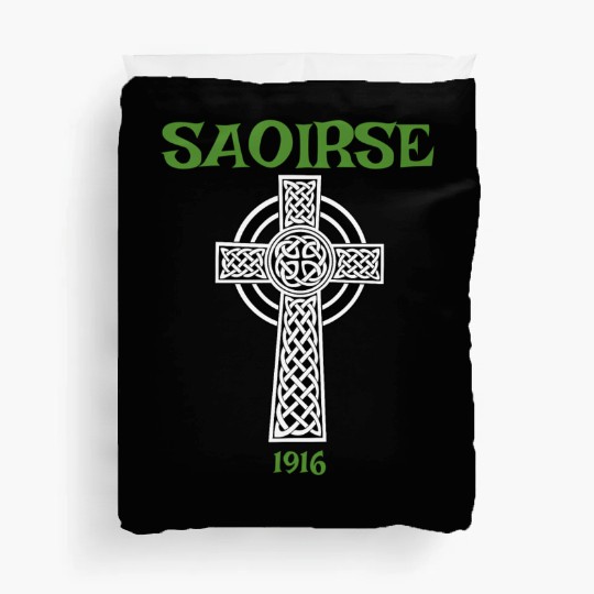 Saoirse Meaning Freedom Irish Republican With Celt Duvet Covers