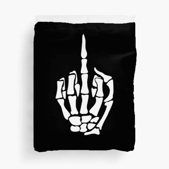 eleton Middle Finger Duvet Covers