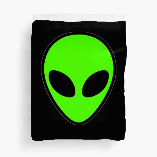 Alien Head Pocket Patch Area 51 Duvet Covers