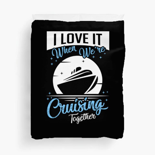 Cruising Vacation Cruise Ship Duvet Covers
