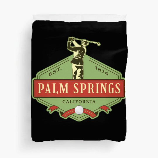 Palm Springs California Golf Duvet Covers