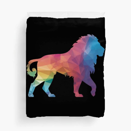 Lion silhouette Duvet Covers