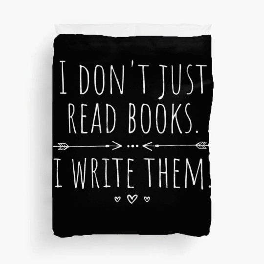 I Write BooAuthor Writer Duvet Covers