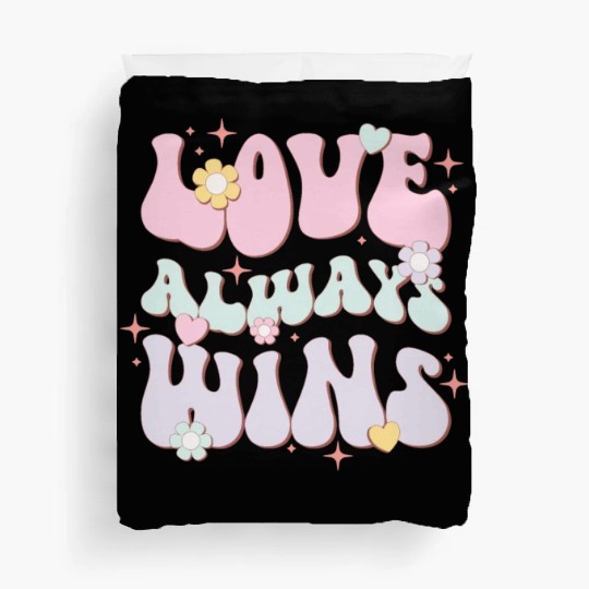 Love Always Wins, LGBT Pride Month Duvet Covers