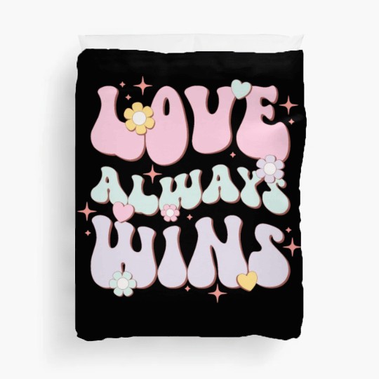 Love Always Wins, LGBT Pride Month Duvet Covers