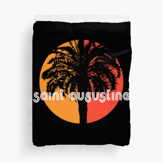 Saint Augustine Florida Artistic Vacation Duvet Covers