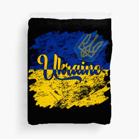 Ukraine Ukrainian Flag I Stand With Ukraine Pride Duvet Covers