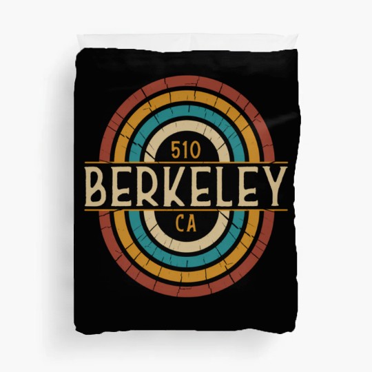 Berkeley Area Code 510 Residents State California Duvet Covers