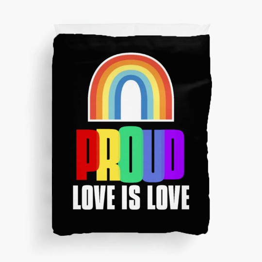 Proud LGBT Duvet Covers Love is Love Duvet Covers LGBT Pride