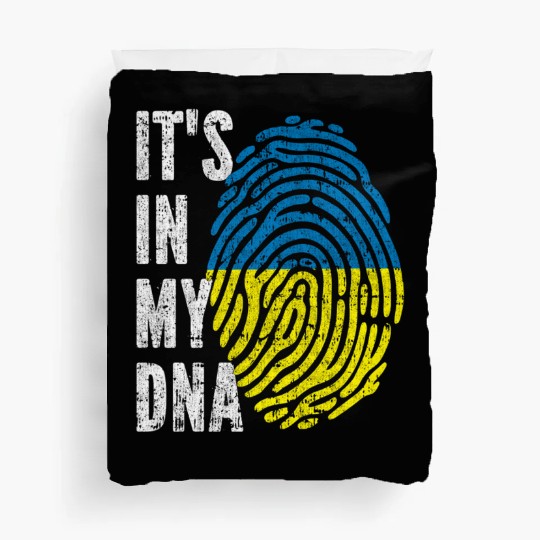 It'S In My Dna Ukraine Flag Duvet Covers