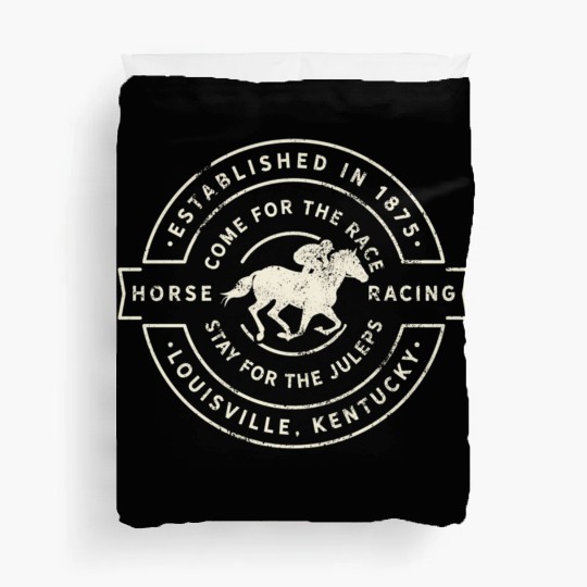 Derby Day Kentucky Horse Racing And Mint Juleps Duvet Covers