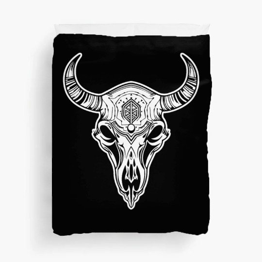 Cow Skull Boho Duvet Covers