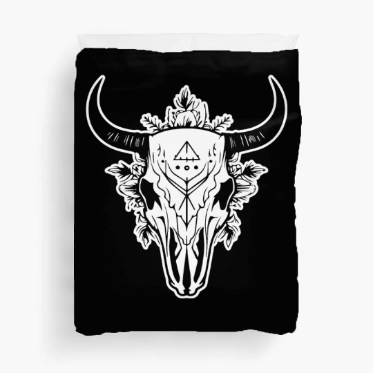 Cow Skull Boho Duvet Covers