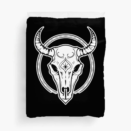Cow Skull Boho Duvet Covers