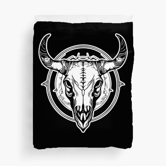 Cow Skull Boho Duvet Covers