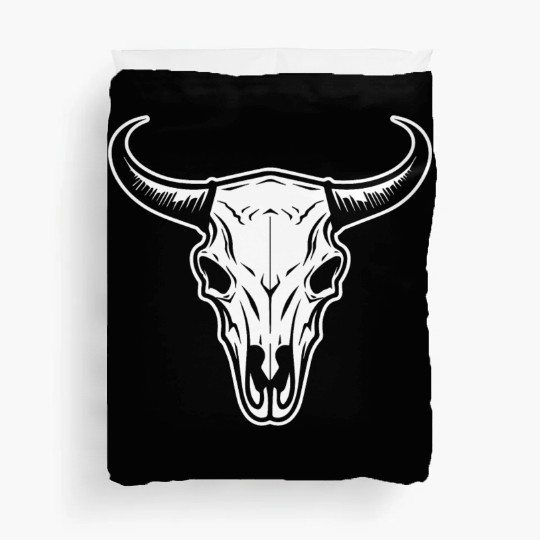 Cow Skull Boho Duvet Covers