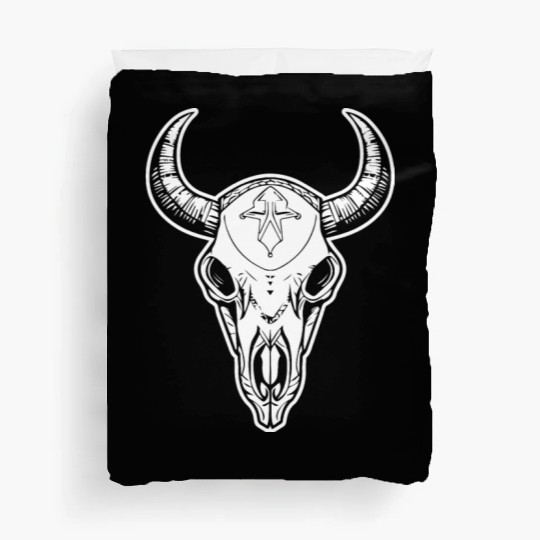 Cow Skull Boho Duvet Covers