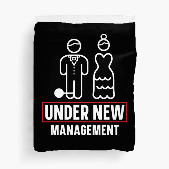 Bride And Groom Wedding Day Marriage Just Married Duvet Covers